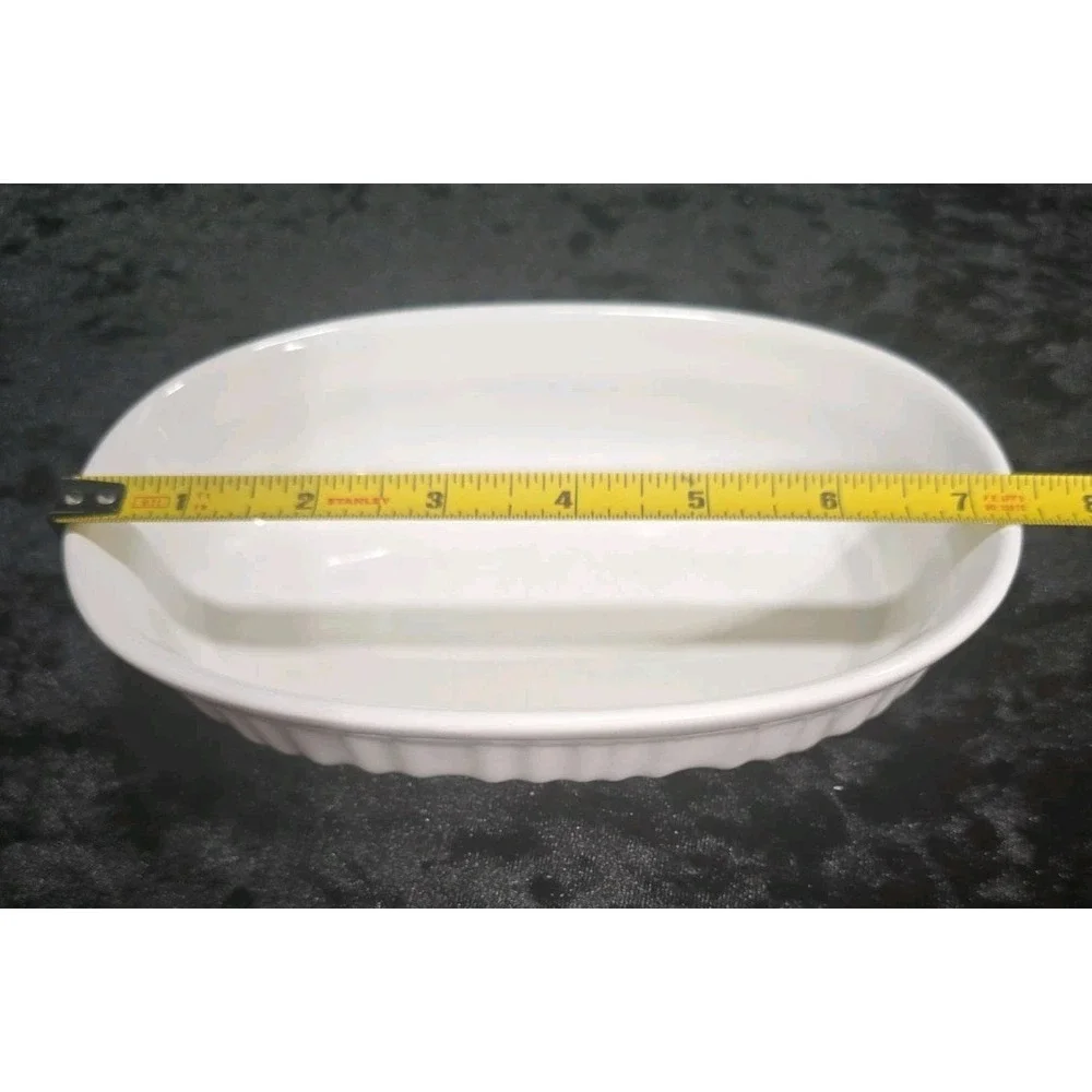 CorningWare French White Stoneware Casserole Dish 15 Oz.